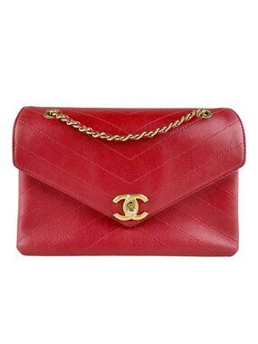 Chanel Shoulder Bag Red